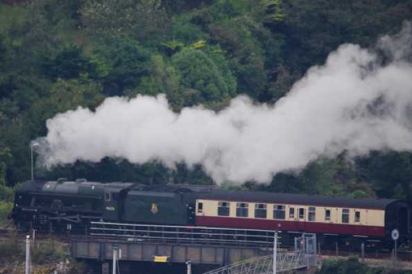 14 September 2021 - 07-50-18

------------------
Royal Scot loco, 46100 departs Kingswear